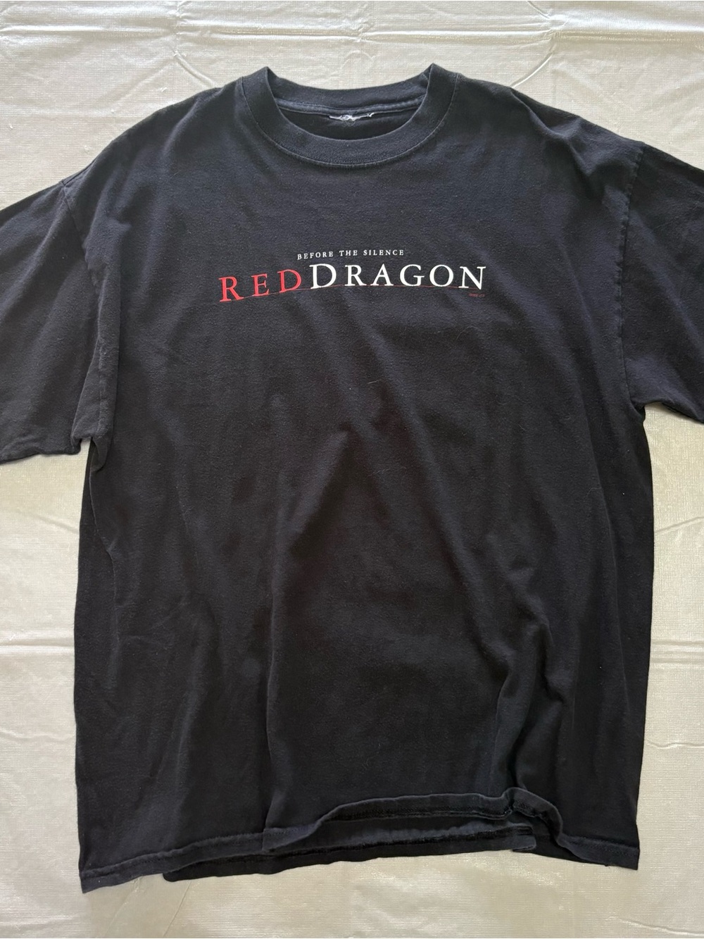 Vintage 2002 Red Dragon Horror Movie Promo Tee Halloween